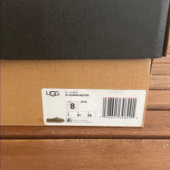 UGG Tasman Baxter Slippers Burnt Olive Men Size 8/UK 7/EU 41 main image 5